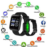 D116 Fitness Smart Band Activity Tracker Smartwatch with Sleep Monitor, Step Tracking, Heart Rate Sensor for Men, Women, Kids