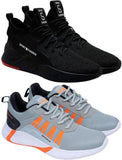 BIRDE Trending Stylish Walking & Running Comfortable Sports Shoes For Men Pack Of 2